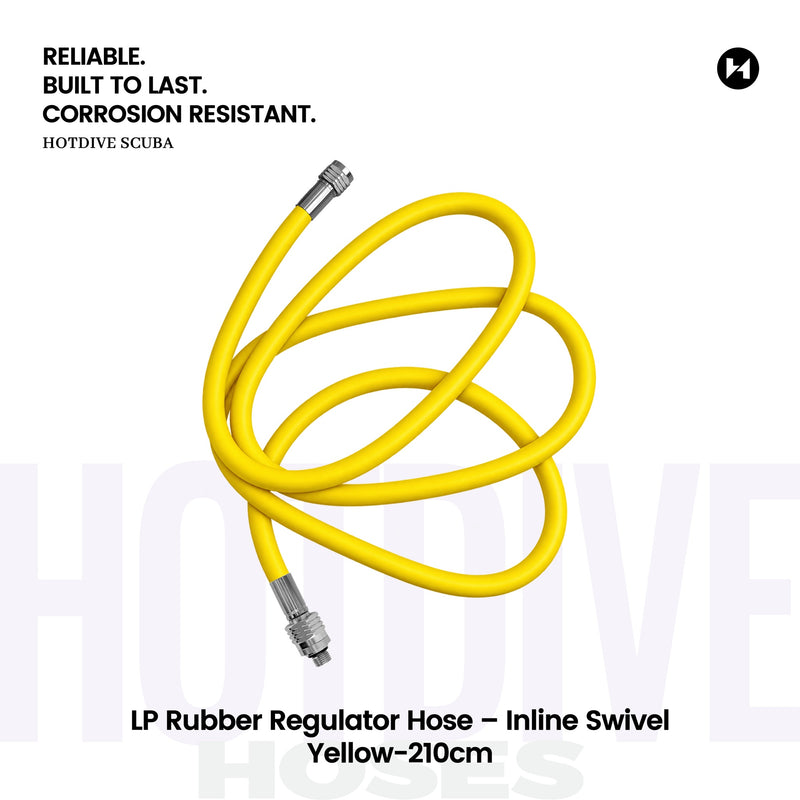 LP Rubber Regulator Hose – Inline Swivel - 22