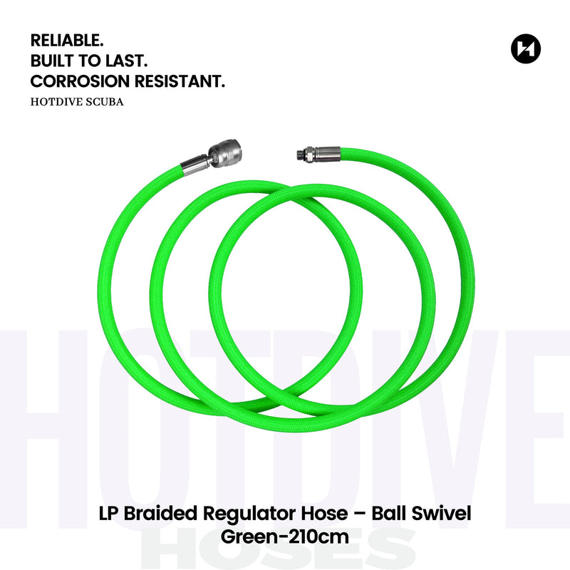 LP Braided Regulator Hose – Ball Swivel - 105