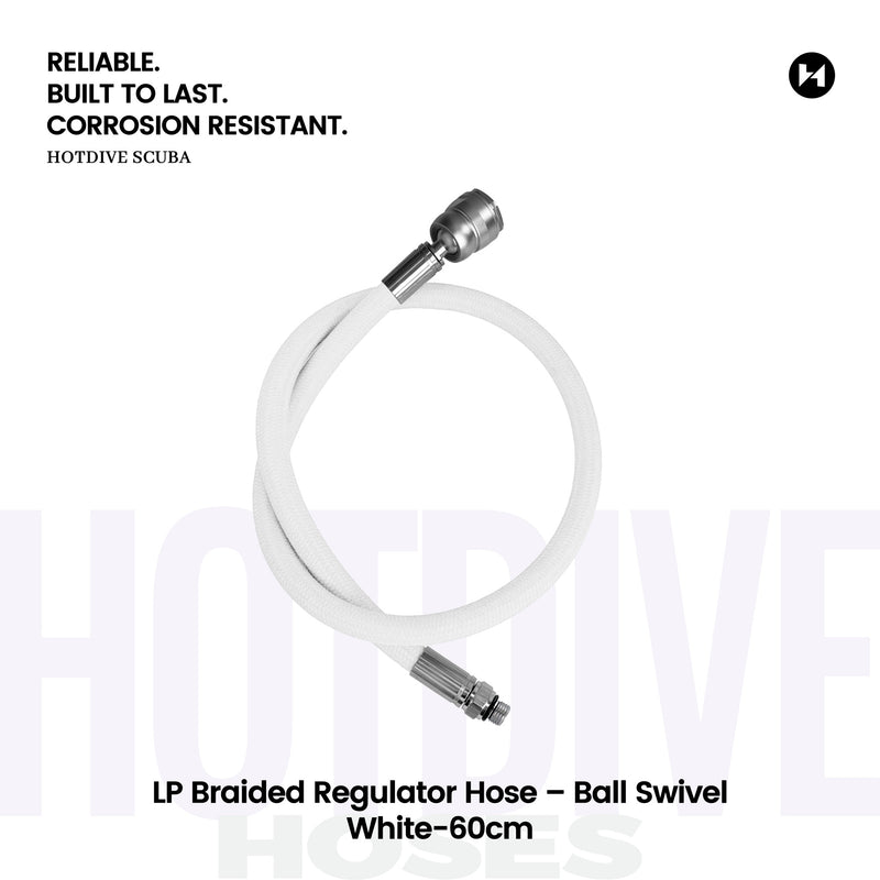 LP Braided Regulator Hose – Ball Swivel - 23