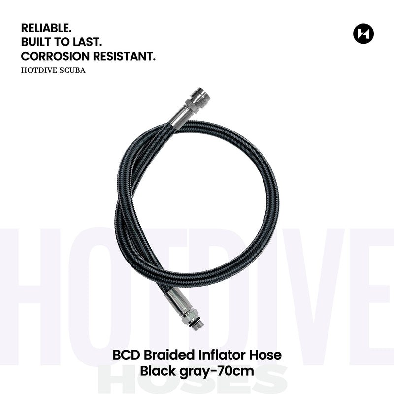 BCD Braided Inflator Hose - 60