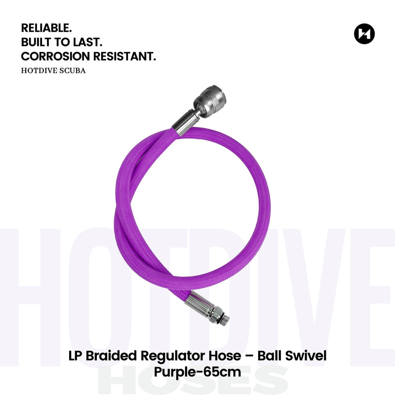 LP Braided Regulator Hose – Ball Swivel - 38