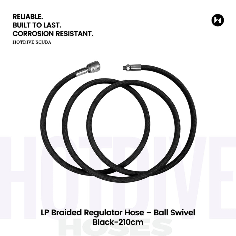LP Braided Regulator Hose – Ball Swivel - 101
