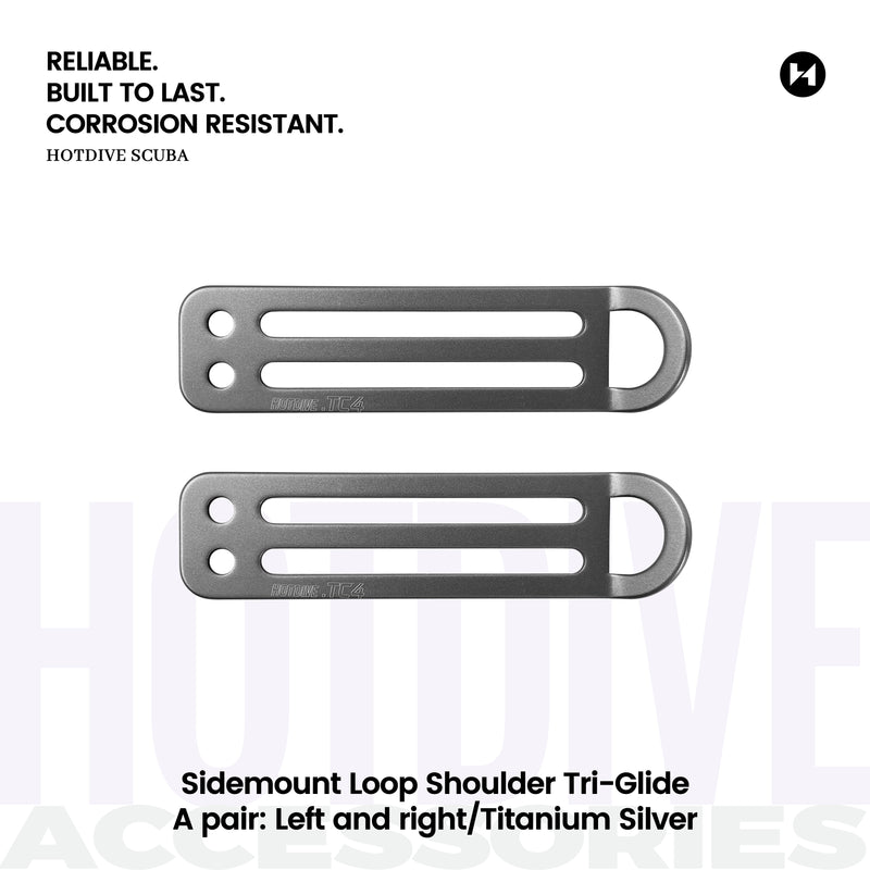 Sidemount Loop Shoulder Tri-Glide - 2