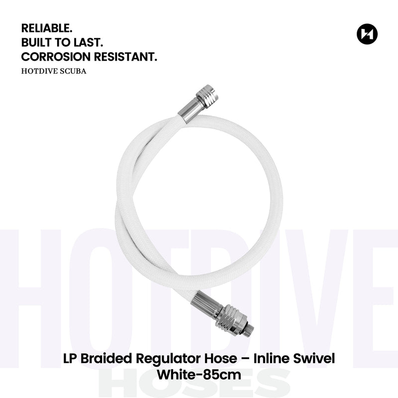 LP Braided Regulator Hose – Inline Swivel - 72