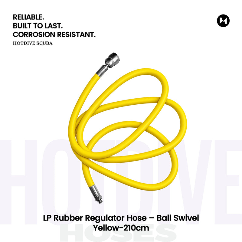 LP Rubber Regulator Hose – Ball Swivel - 22