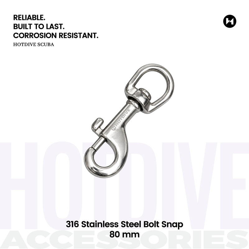 316 Stainless Steel Bolt Snap - 2