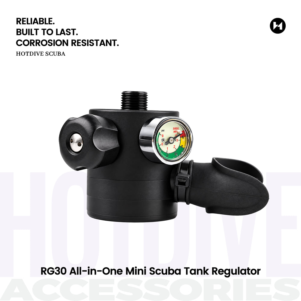 RG30 All-in-One Mini Scuba Tank Regulator