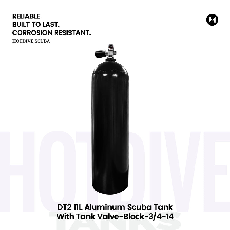 DT2 11L Aluminum Scuba Tank - 10