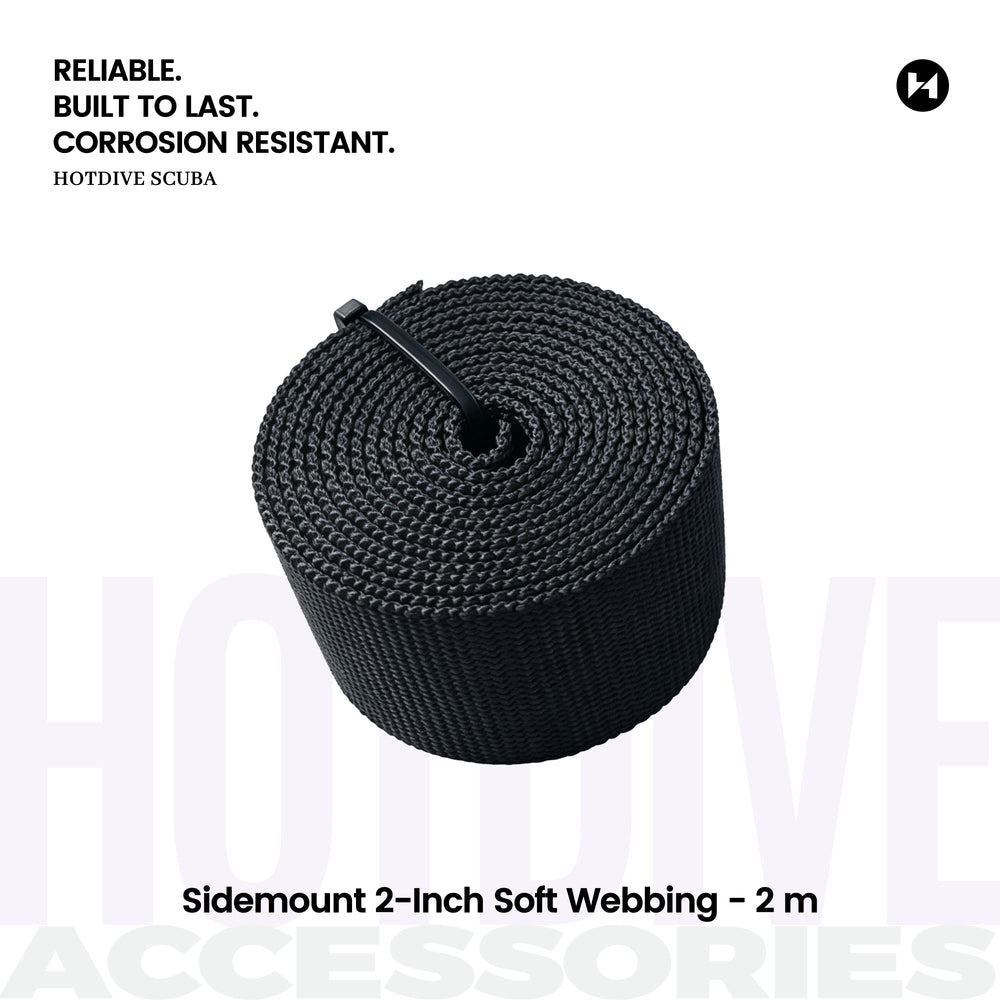 Sidemount 2-Inch Soft Webbing - 2 m
