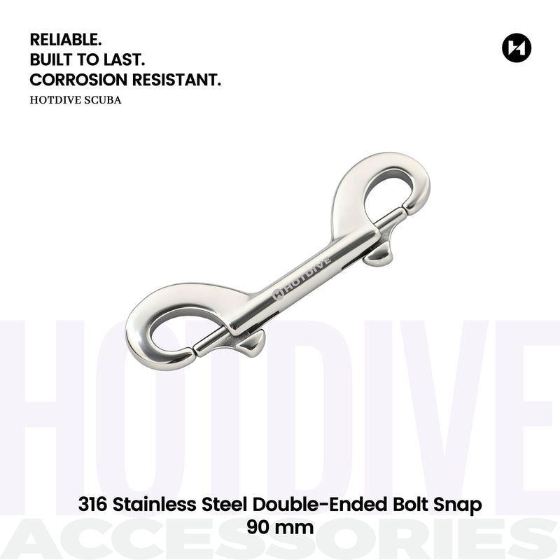 316 Stainless Steel Double-Ended Bolt Snap - 1
