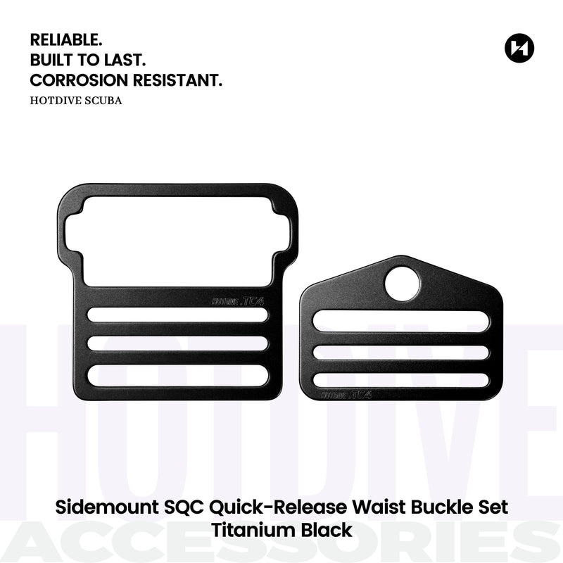 Sidemount SQC Quick-Release Waist Buckle Set - 1