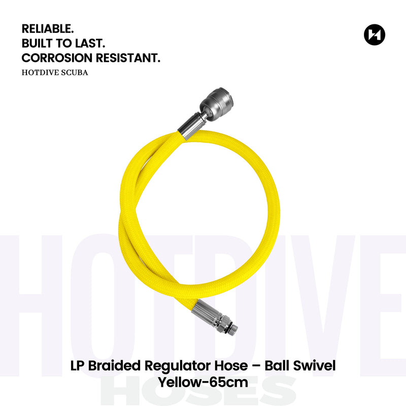 LP Braided Regulator Hose – Ball Swivel - 35