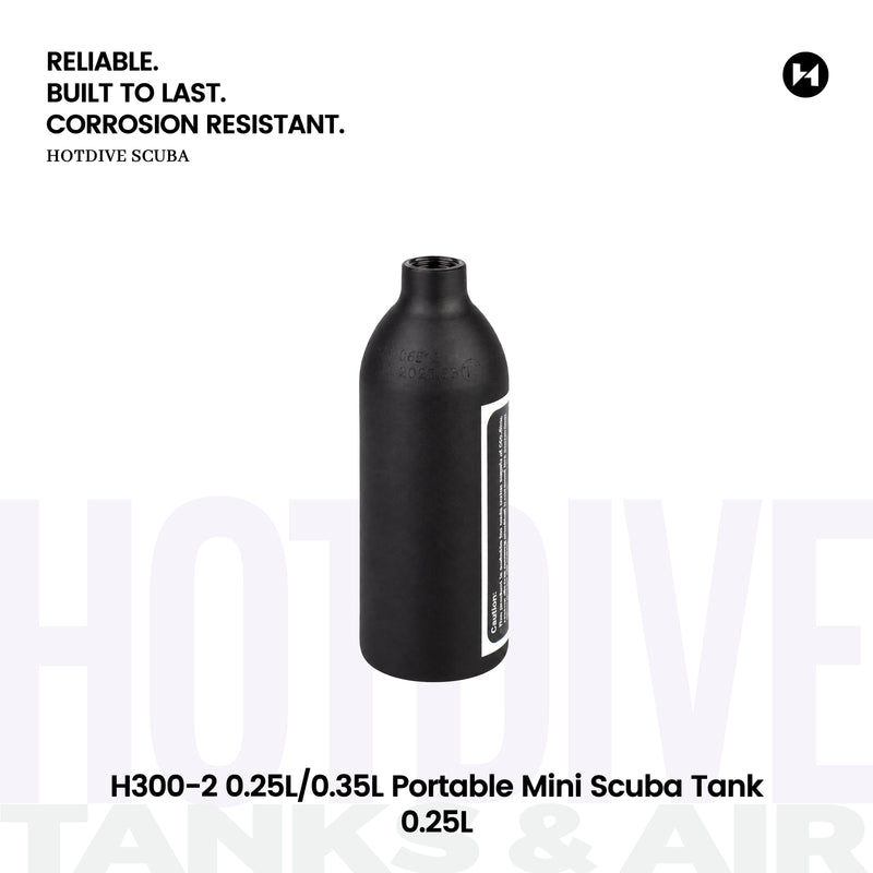 H300-2 0.25L/0.35L Portable Mini Scuba Tank - 1
