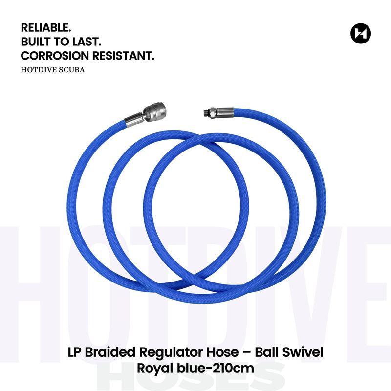LP Braided Regulator Hose – Ball Swivel - 108