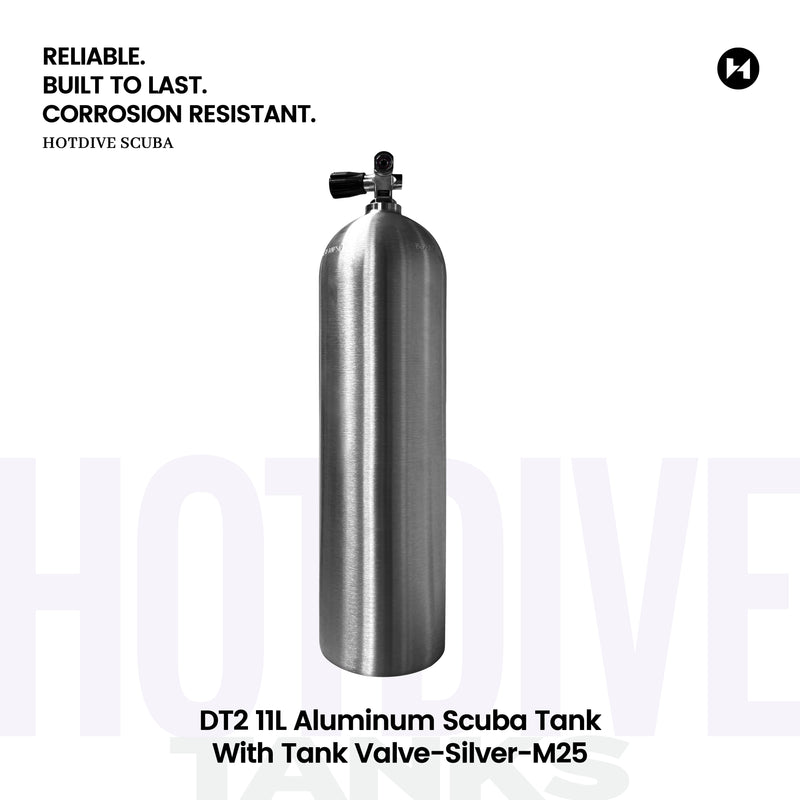 DT2 11L Aluminum Scuba Tank - 18