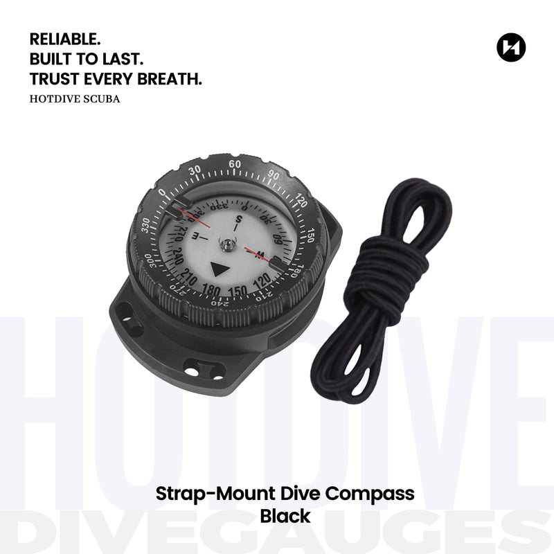 Bungee-Mount Dive Compass - 1