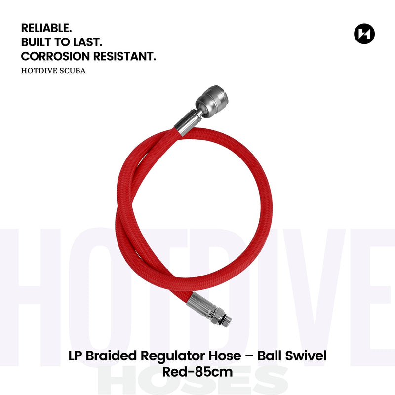 LP Braided Regulator Hose – Ball Swivel - 73