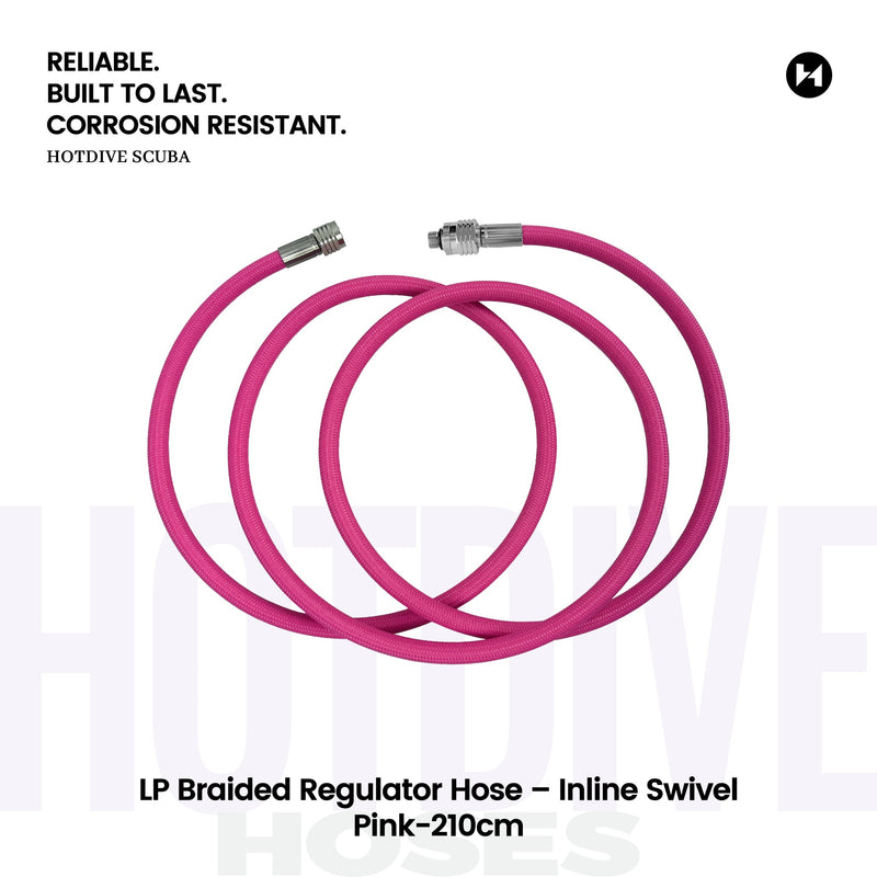 LP Braided Regulator Hose – Inline Swivel - 106